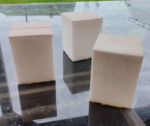 VENTE MATERIEL - 450 PLOTS EN MOUSSE POUR PRATICABLE