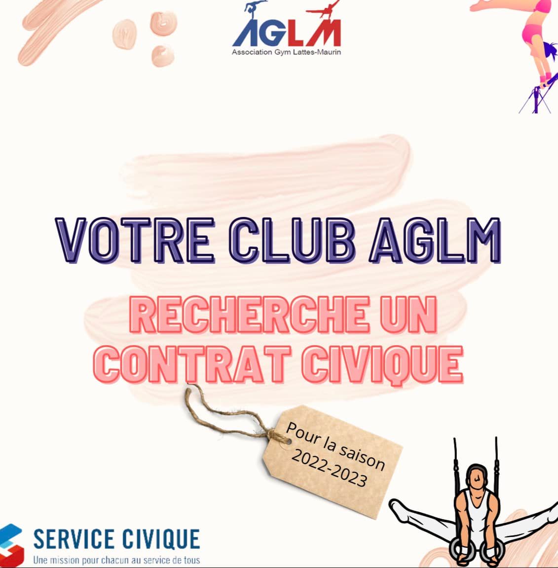 l'AG Lattes Maurin (34) recherche un service civique pour la nouvelle saison