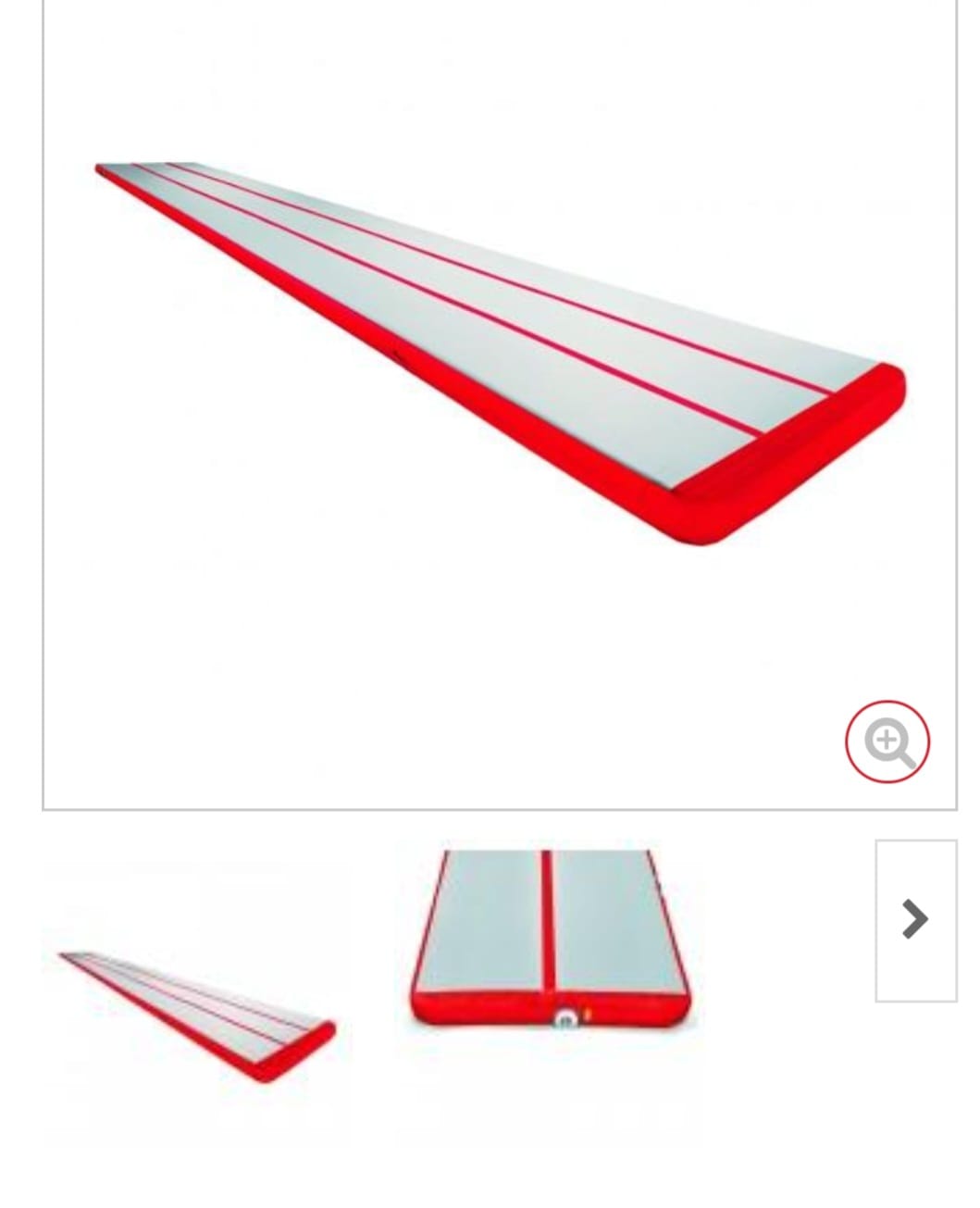 L'Avenir Montalbanais vend une Piste Gonflable Gymnova 