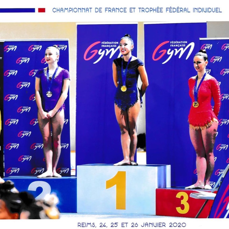 GR - 4 podiums aux Championnats de France Individuelles