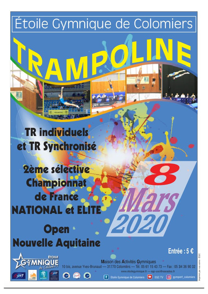 TR - Selective 2 TRI-TRS  National Elite 08 mars 2020 à Colomiers