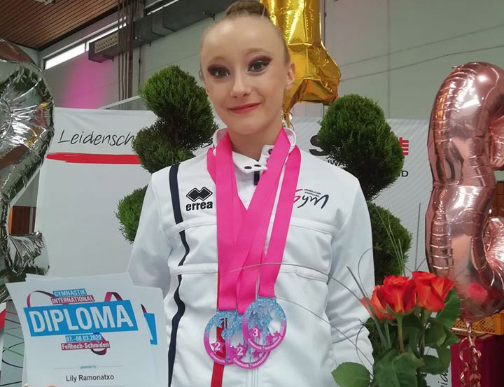 GR- Lily médaillée au Tournoi d'Allemagne