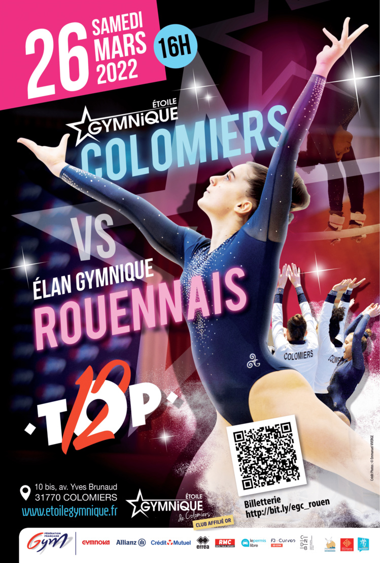 TOP 12 GAF - Colomiers reçoit Rouen le 26 mars !