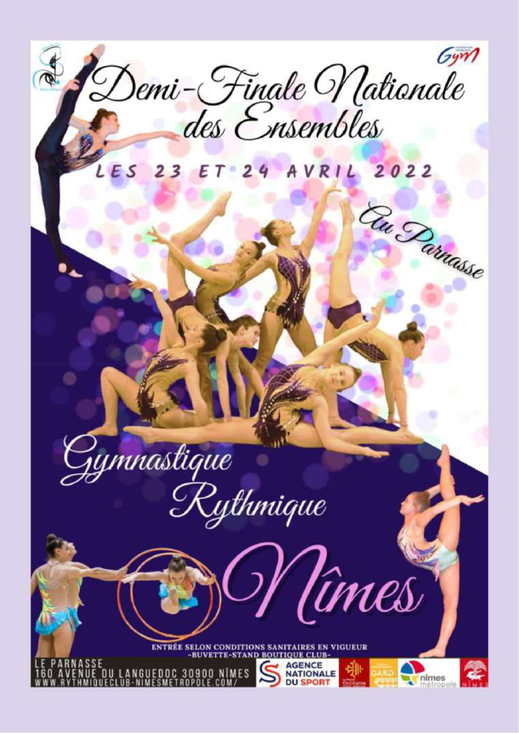 GR - Nîmes - Championnat régional - Ensembles - 23 et 24 avril 2022