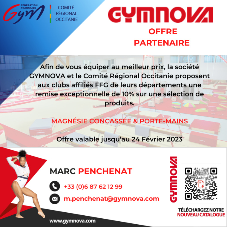OFFRE SPECIALE GYMNOVA - JUSQU'AU 24 FEVRIER OFFRE SPECIALE GYMNOVA - JUSQU'AU 24 FEVRIER