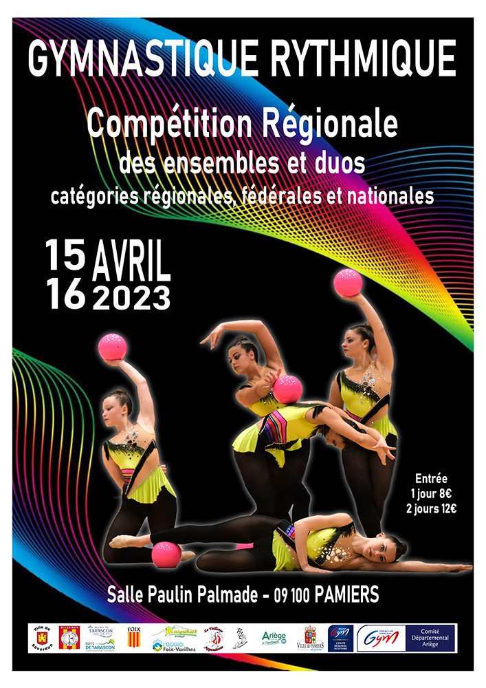GR - Championnat Régional des Ensembles et Duos les 15 et 16 Avril 2023 à Pamiers