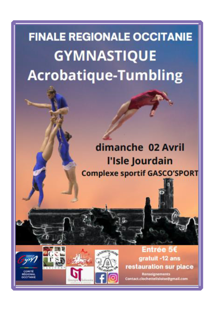 GAC - CHAMPIONNAT RéGIONAL TOUTES CATéGORIES LE 02 AVRIL 2023 à L'ISLE JOURDAIN