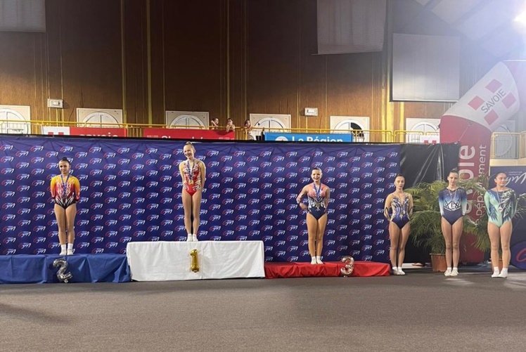 11 podiums remportés au Championnat de France Aérobic à Chambéry