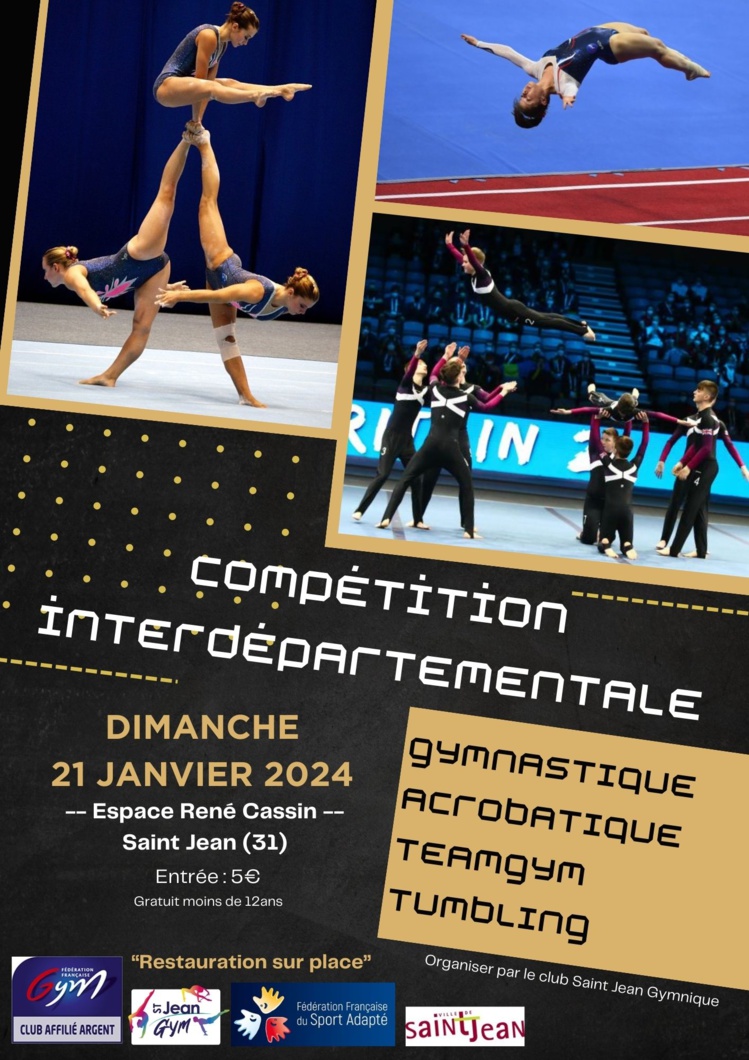 GAC - CHAMPIONNAT RÉGIONAL 1ÈRE SÉLECTIVE RÉGIONALE FÉDÉRALE LE 21 JANVIER 2024 À SAINT JEAN