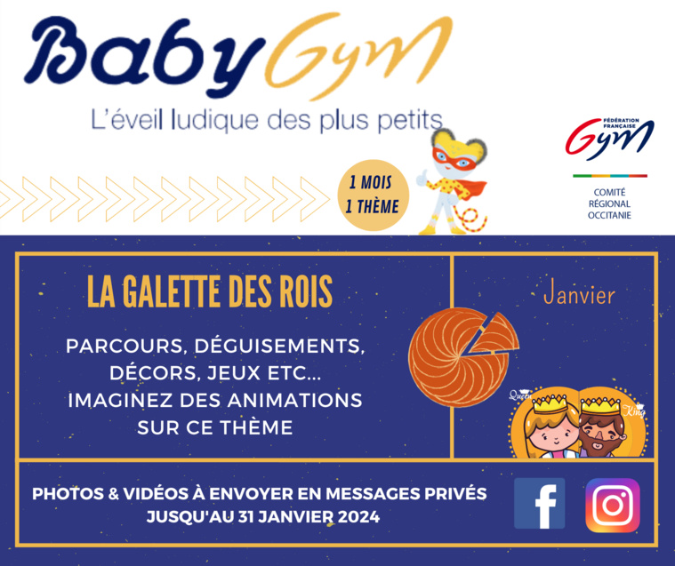 ANIMATION BABY GYM - Janvier ANIMATION BABY GYM - Janvier