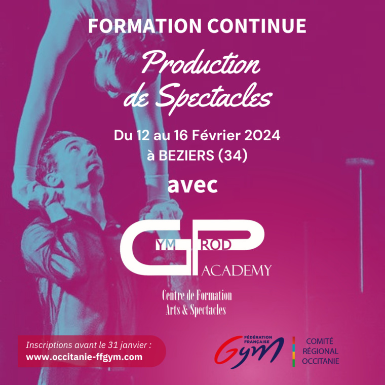 Formation Continue - "Production de Spectacles" 