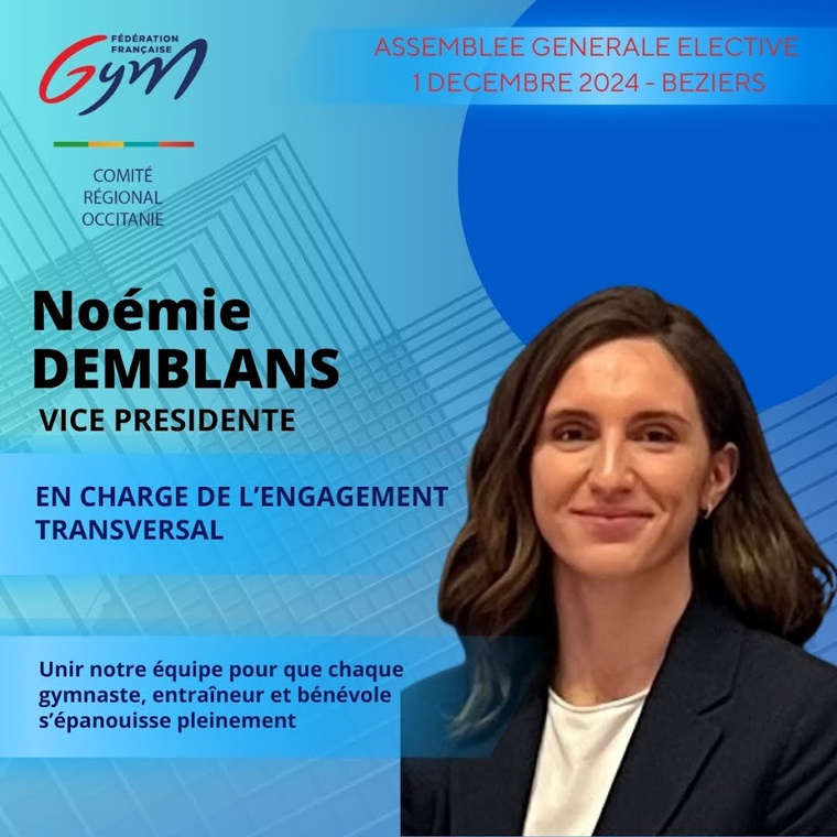 NOEMIE DEMBLANS VICE PRESIDENTE NOEMIE DEMBLANS VICE PRESIDENTE