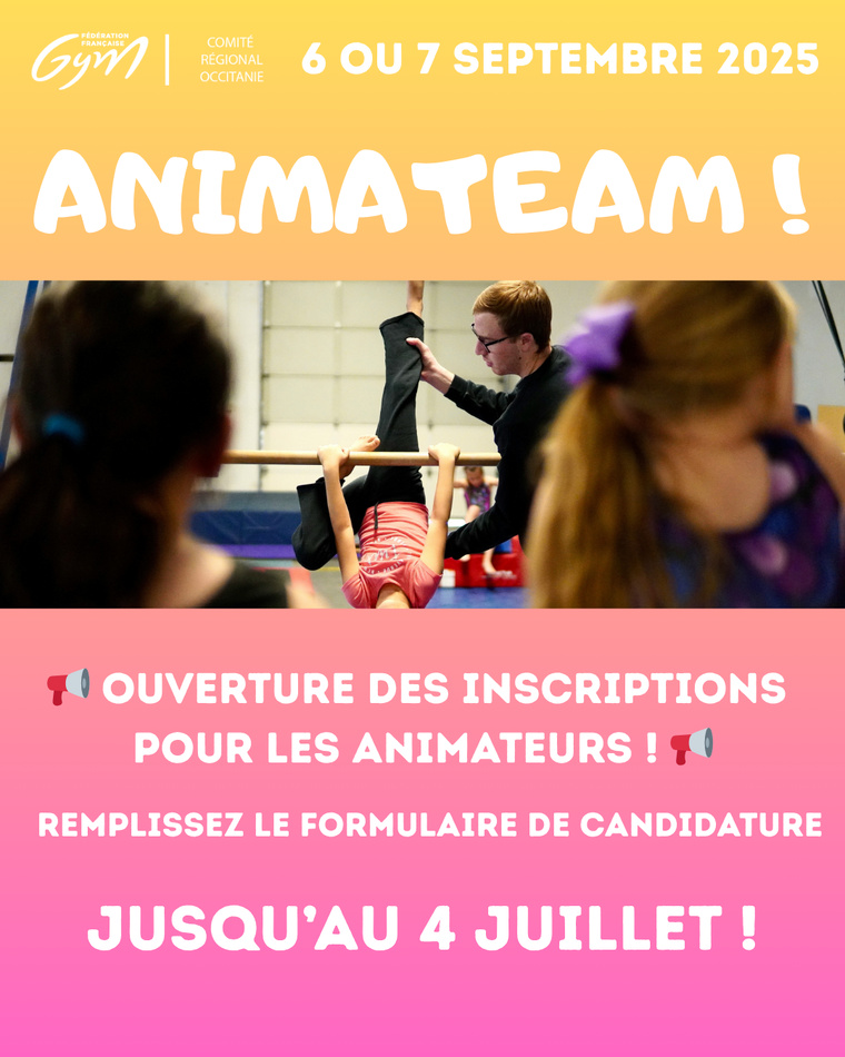 Top départ pour Animateam 🚀 Top départ pour Animateam 🚀