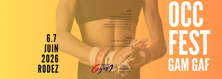 SAVE THE DATE - OCC FEST 6.7 JUIN 2026 à RODEZ SAVE THE DATE - OCC FEST 6.7 JUIN 2026 à RODEZ
