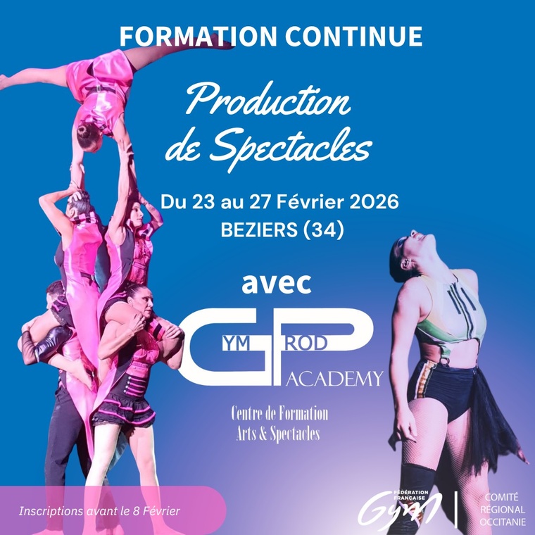 Formation Professionnelle Continue - "Production de Spectacles" 2026 