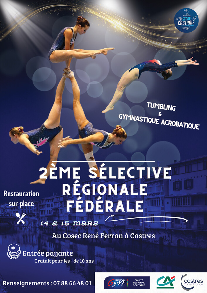 GAC & TU - 2ème Sélective Régionale des 14 et 15 Mars 2026 à CASTRES