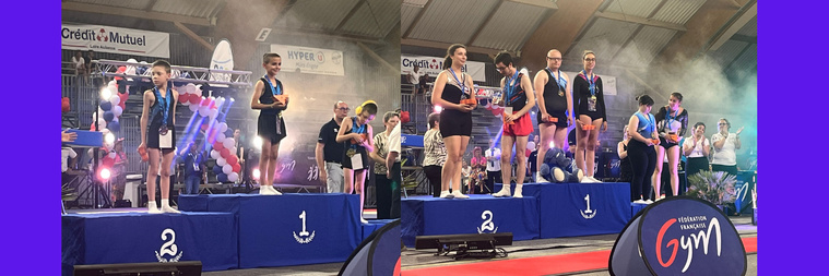 Finale France PARAGYM - 5 médailles pour l'EG Colomiers