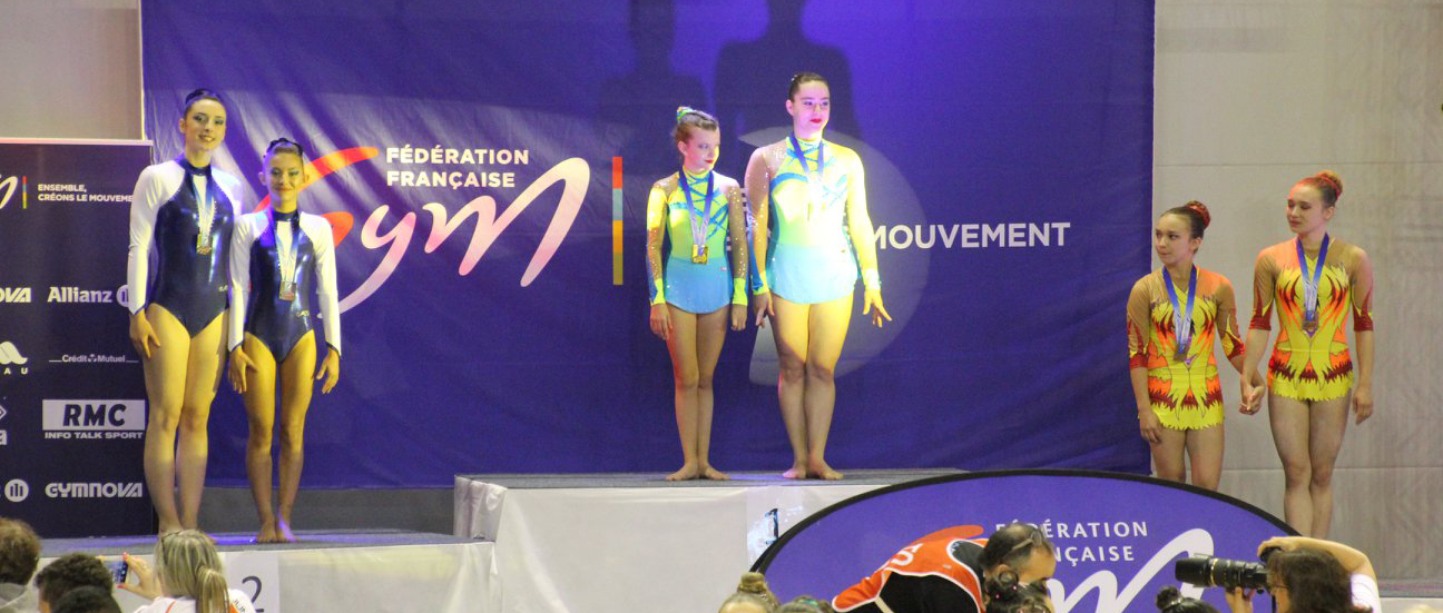 GAC - Toulouse Gym et Tempo Gym médaillés aux Championnats de France