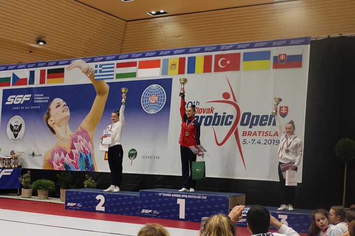 L'ASEAT médaillé à l'Open Aérobic de Slovaquie