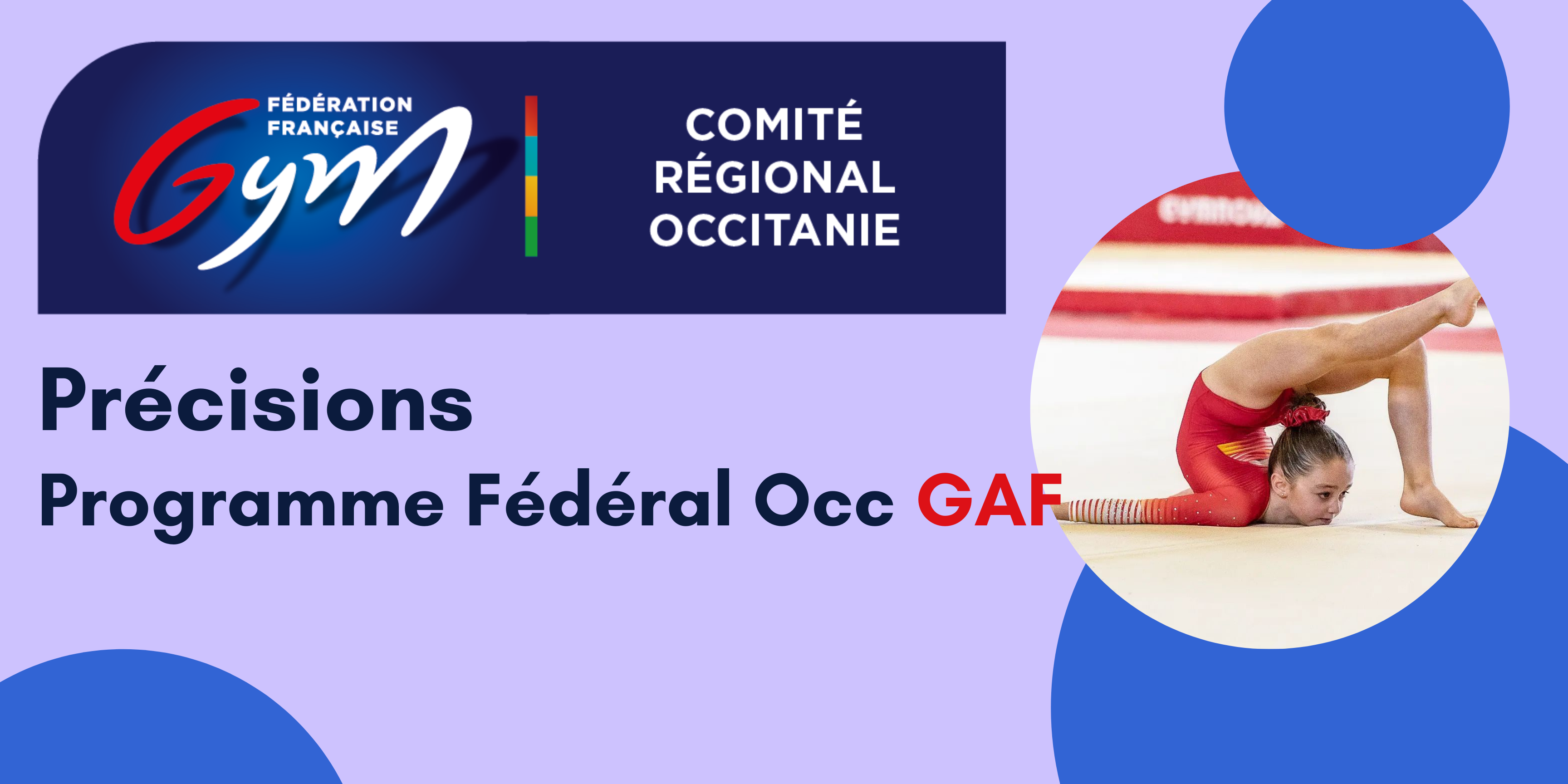 GAF- Lettre Modification Programme Fédéral Occ - 25 janvier
