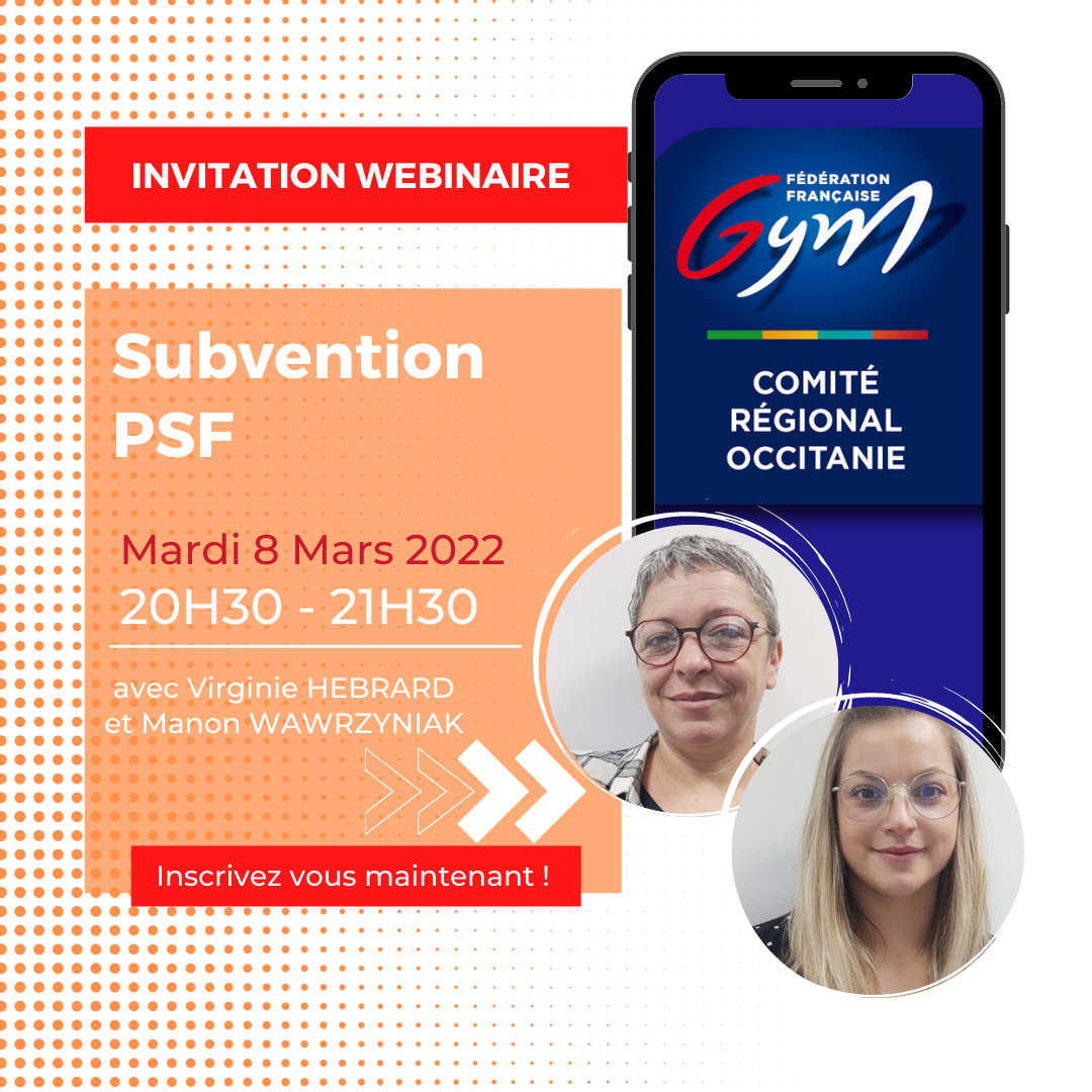 RETROUVEZ LES CONTENUS DU WEBINAIRE N°1 SUR LE PROJET SPORTIF FEDERAL