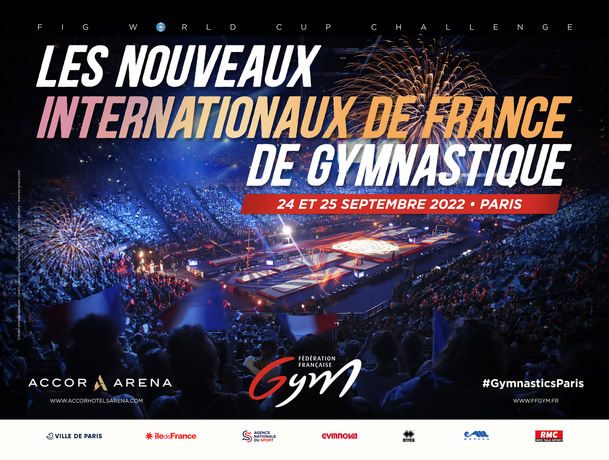 PARTEZ POUR LES INTERNATIONAUX DE FRANCE A PARIS - 24 & 25 septembre 2022