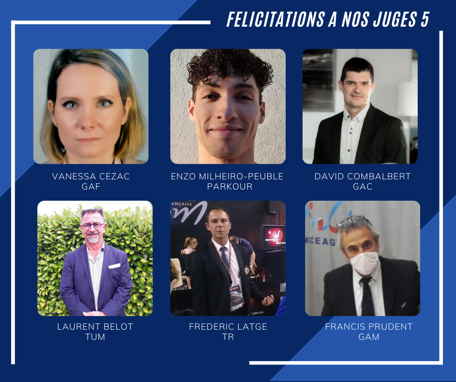 FELICITATIONS A NOS JUGES INTERNATIONAUX ! FELICITATIONS A NOS JUGES INTERNATIONAUX !