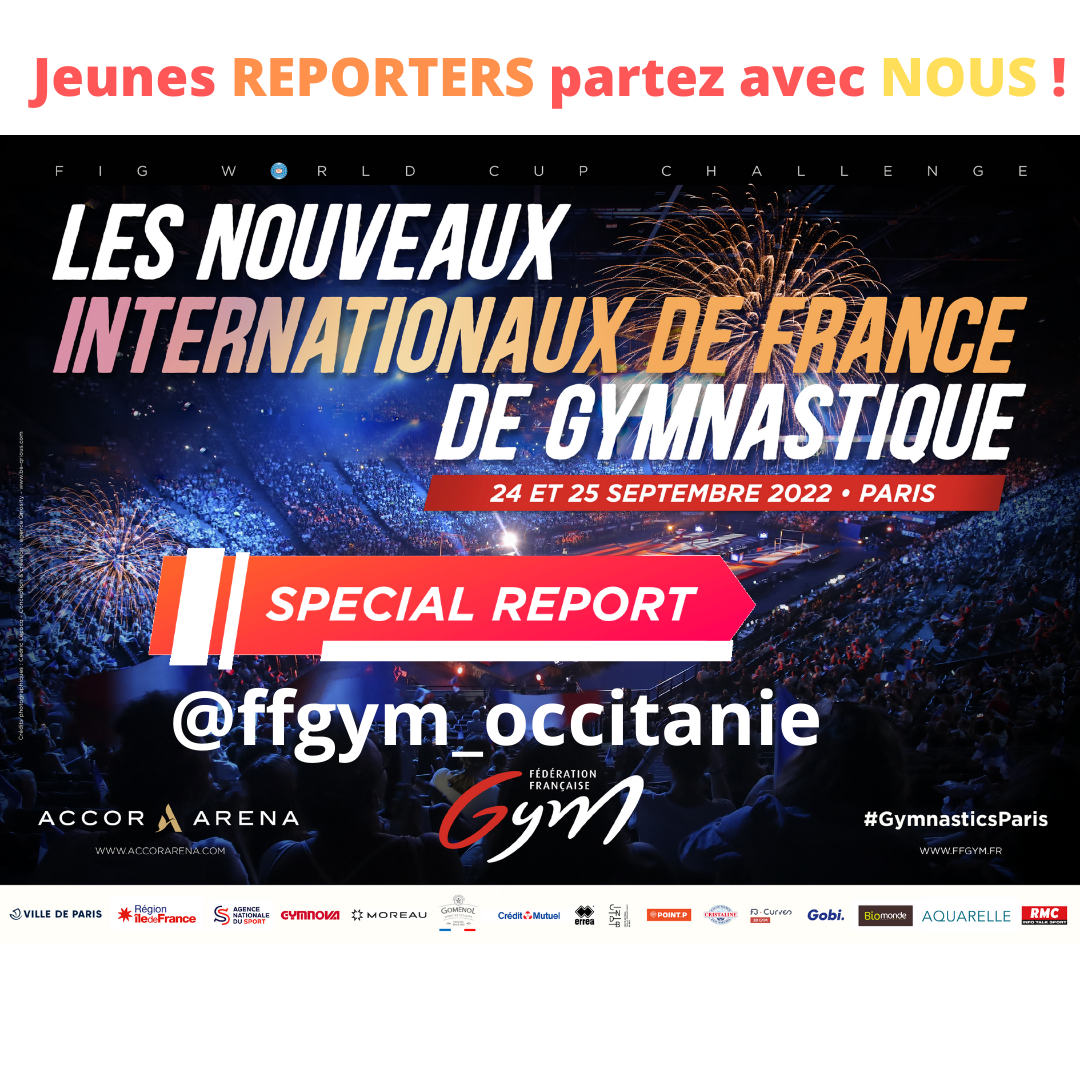 APPEL AUX JEUNES REPORTERS - PARTEZ AUX INTERNATIONAUX DE FRANCE