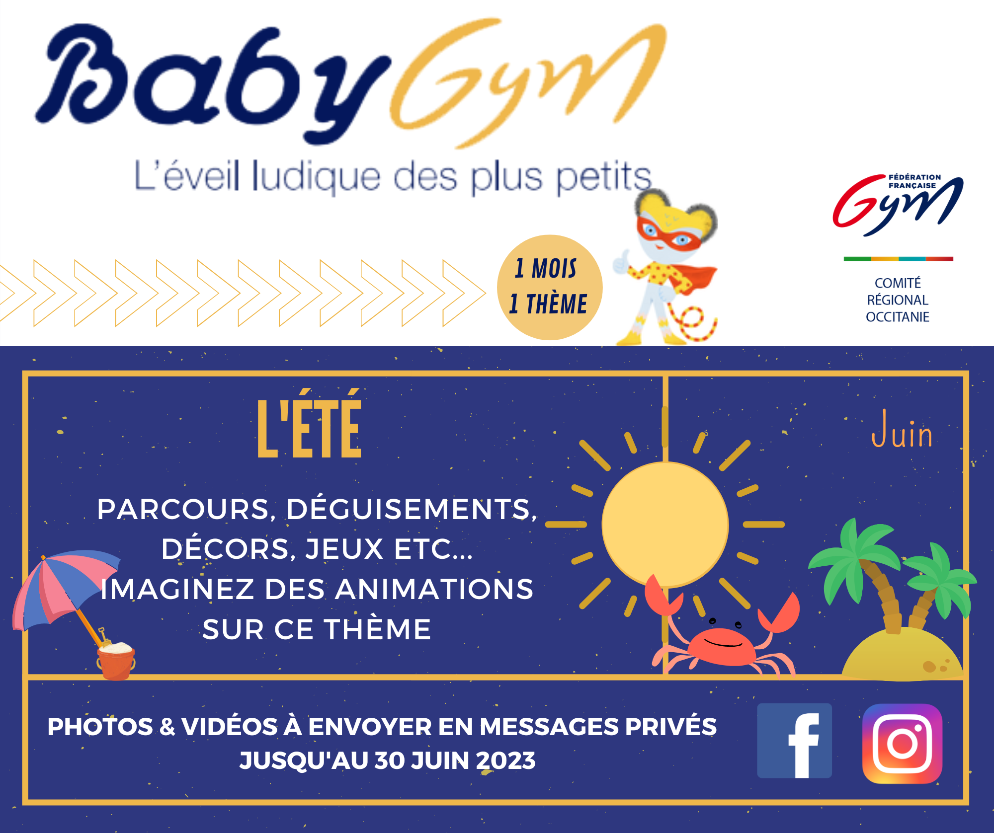 ANIMATION BABY GYM THÈME 9 : L'été