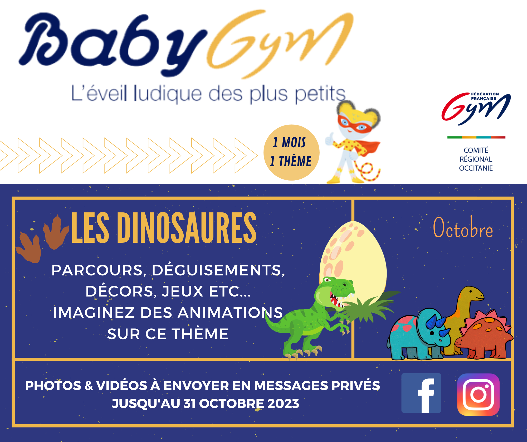 Animation Baby Gym - Octobre