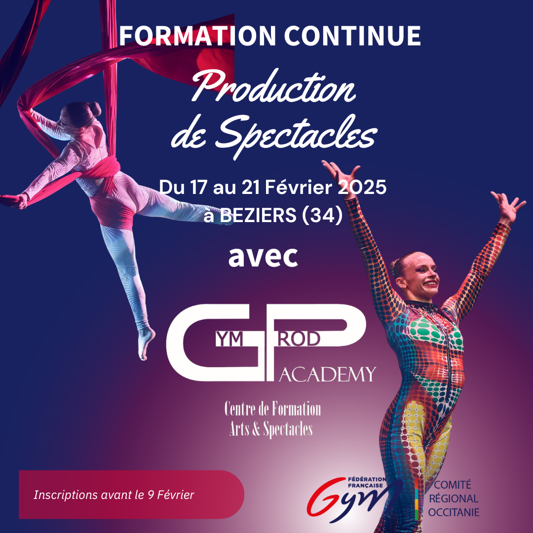 Formation Professionnelle Continue - "Production de Spectacles"  Formation Professionnelle Continue - "Production de Spectacles"
