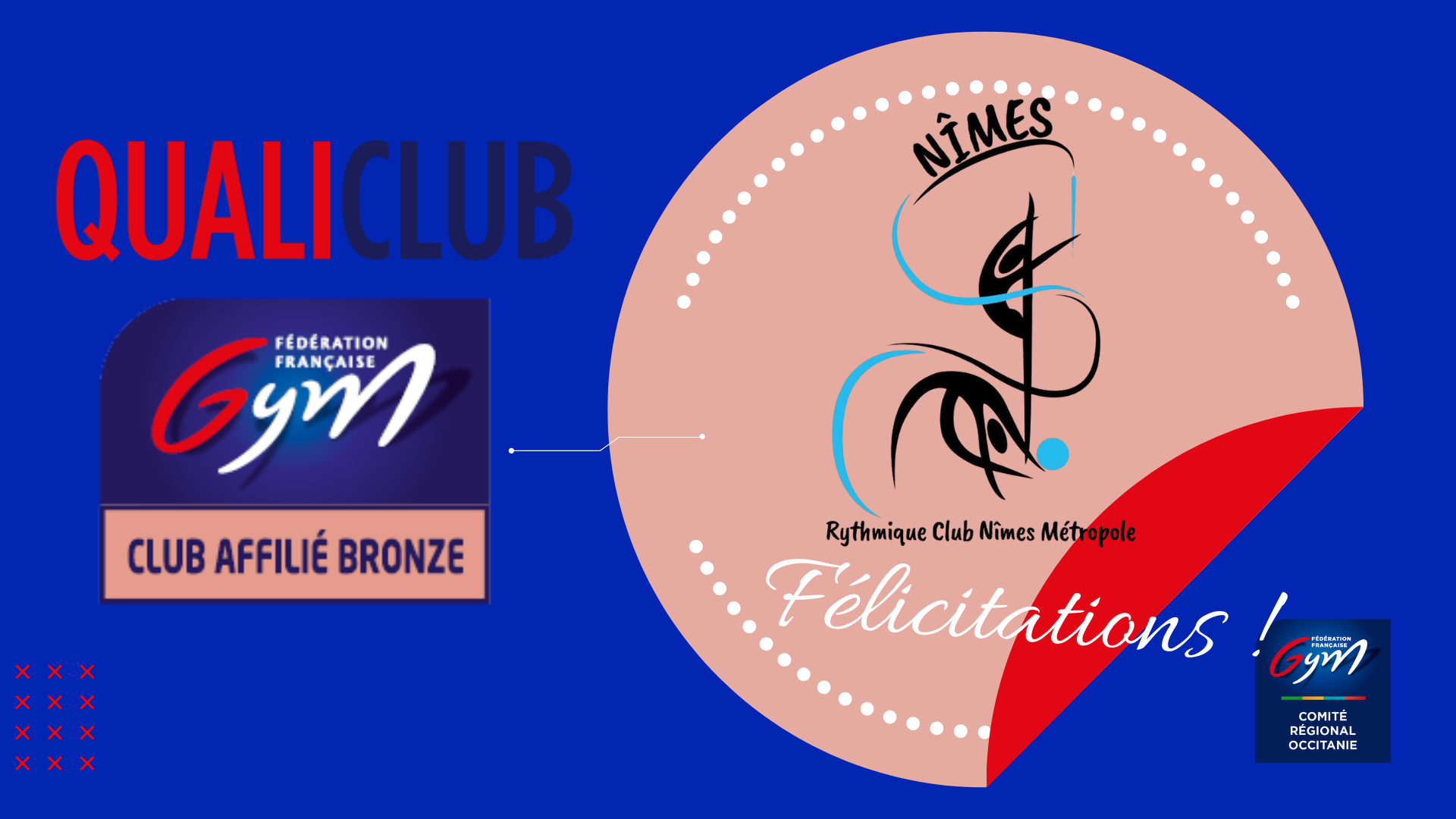 LE RYTHMIQUE CLUB DE NIMES METROPOLE RECONNU CLUB AFFILIE BRONZE QUALICLUB