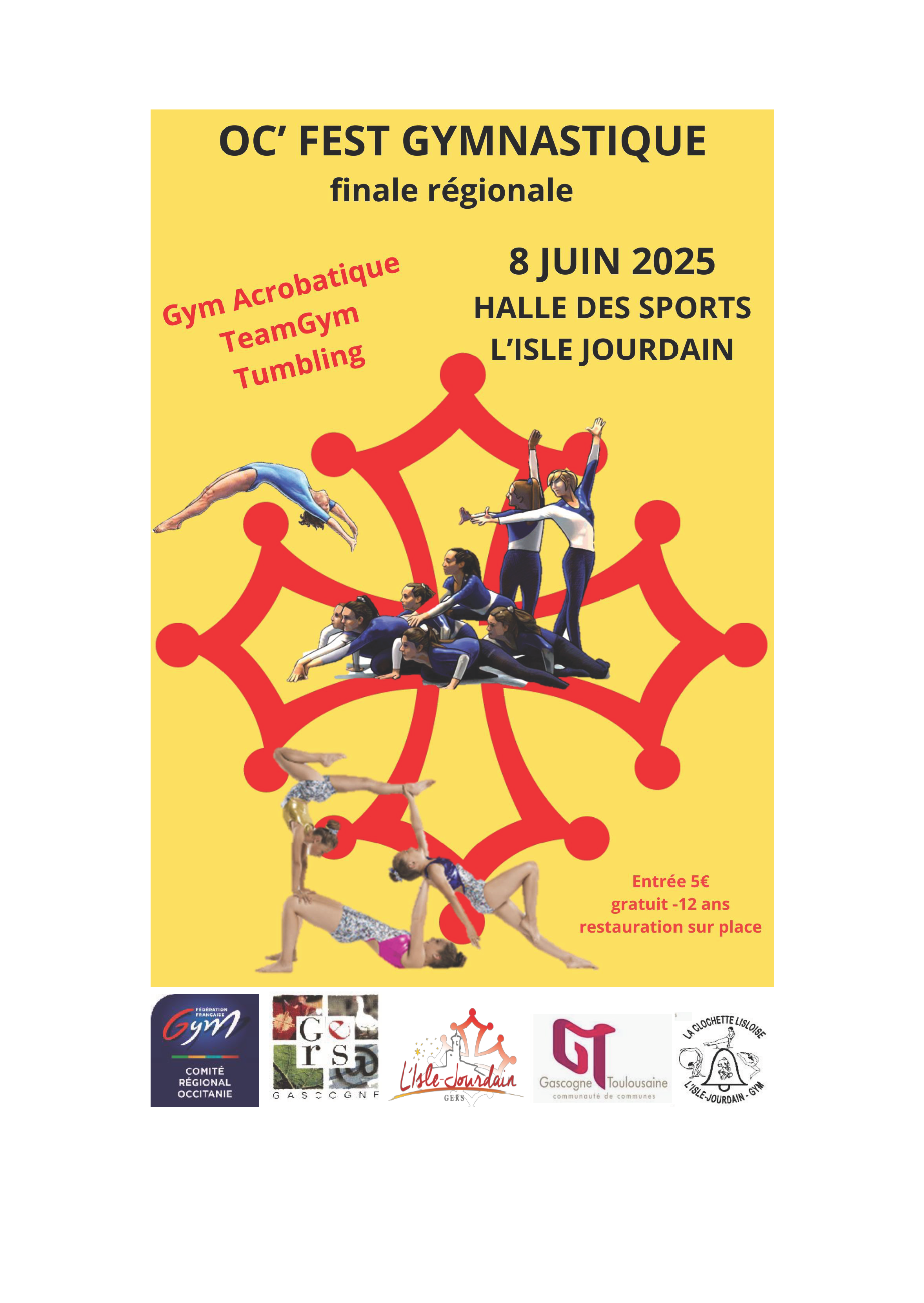 TU - FINALE DES FEDERAUX OC'FEST GYMNASTIQUE LE 08 JUIN 2025 A L'ISLE JOURDAIN