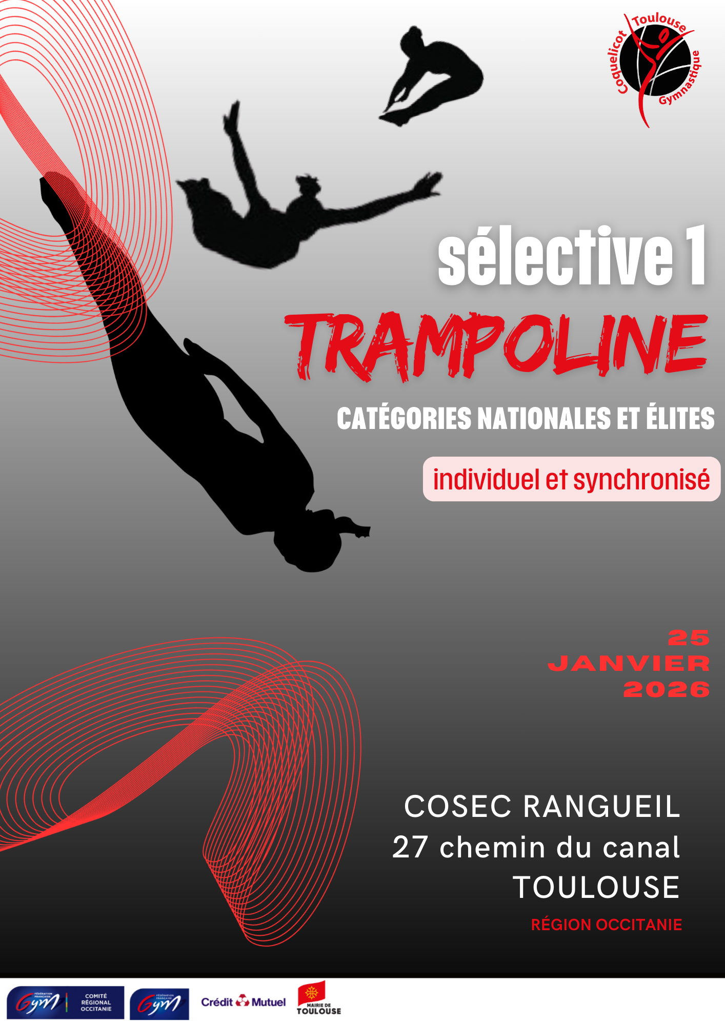 TR - 1ére sélective Nationales et Élites le 25 Janvier 2026 à Toulouse