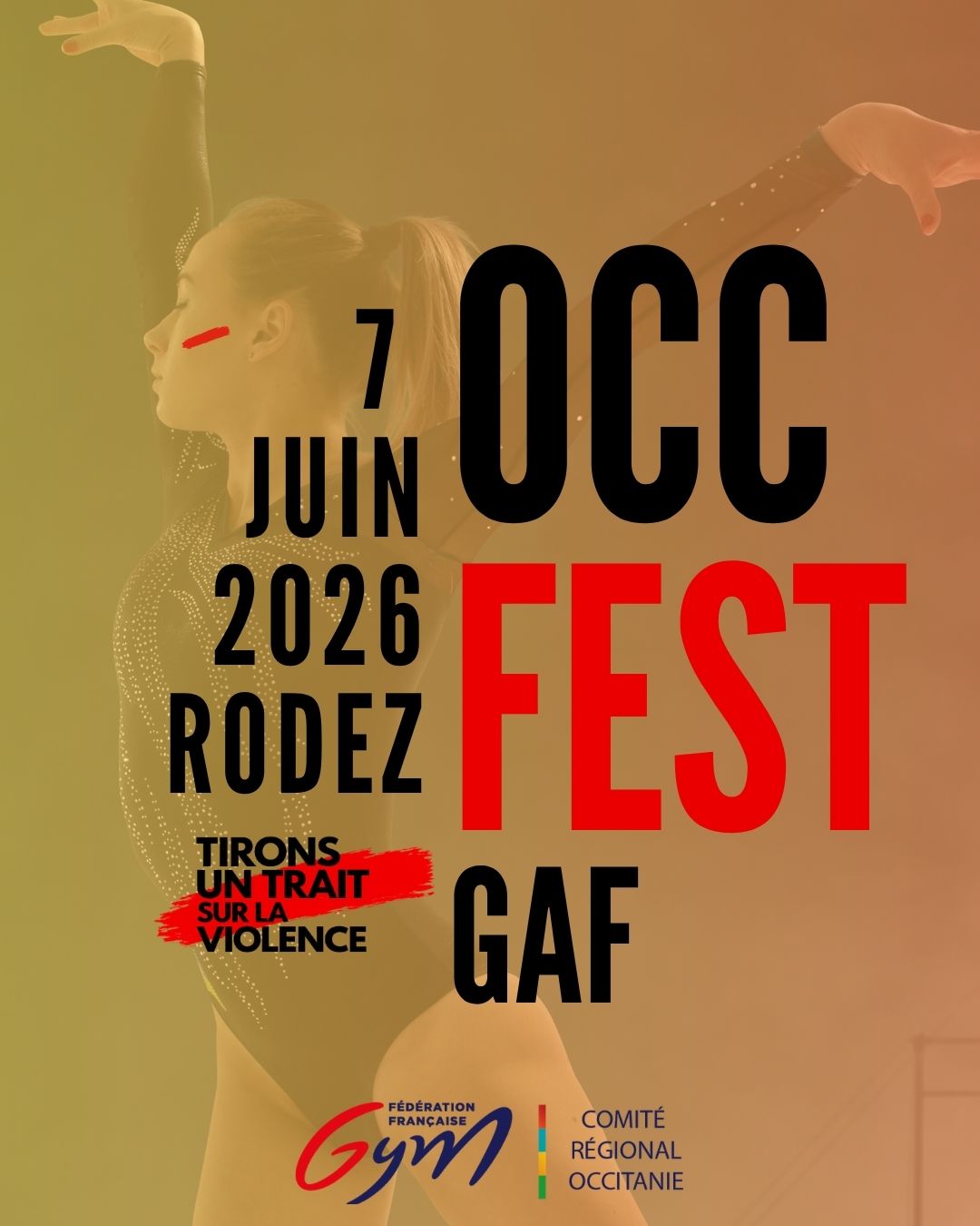 GAF - OCC'FEST (performance régionales + finale B Fédérales A) le 07 juin 2026 À RODEZ
