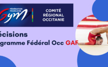 GAF- Lettre Modification Programme Fédéral Occ