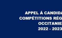 Compétitions 2022 - 2023 / Appel à candidature