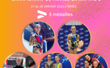 5 médailles au Championnat de France Nat A et B à Nîmes