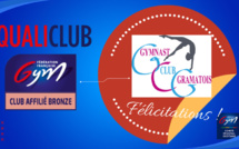 LE GYMNAST CLUB GRAMATOIS RECONNU CLUB AFFILIE BRONZE QUALICLUB