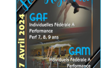 GAF - COMPÉTITION RÉGIONALE INDIVIDUELLES RÉGIONALES, NATIONALES ET FÉDÉRALES A LES 06 ET 07 AVRIL 2024 À COLOMIERS